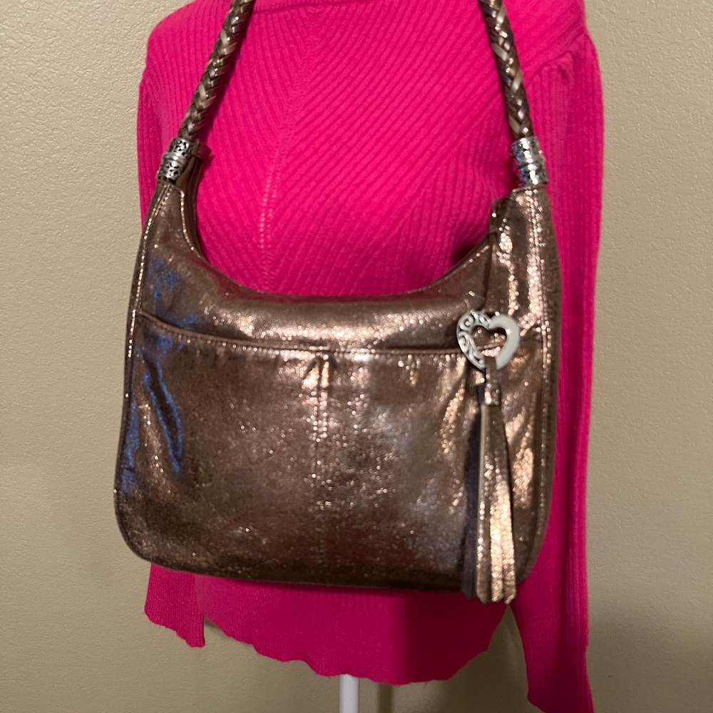 Brighton Shimmering Bronze Shoulder Bag
